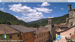 view from Portico di Romagna on 2025-07-22