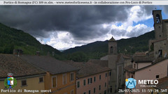 view from Portico di Romagna on 2025-07-26