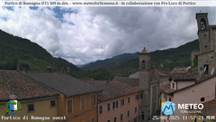 view from Portico di Romagna on 2025-08-25
