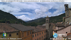 view from Portico di Romagna on 2025-09-02