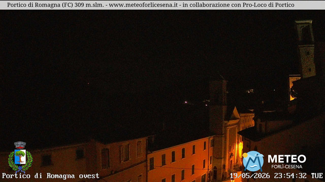 time-lapse frame, Portico di Romagna webcam