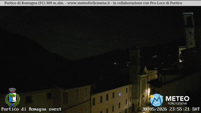 time-lapse frame, Portico di Romagna webcam