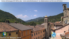view from Portico di Romagna on 2026-07-30