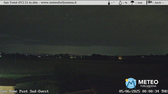 time-lapse frame, San Tomè webcam