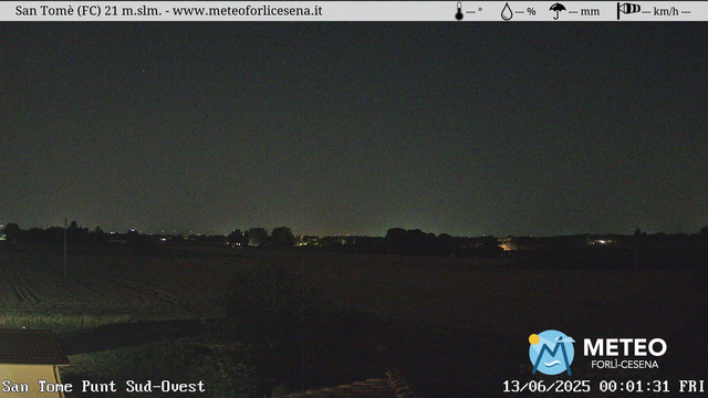 time-lapse frame, San Tomè webcam