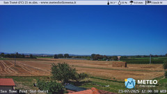 view from San Tomè on 2025-07-23