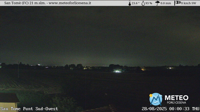 time-lapse frame, San Tomè webcam