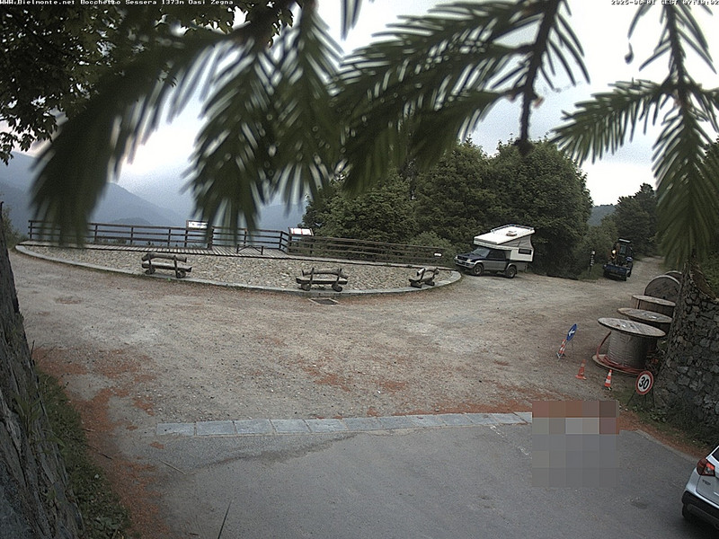 time-lapse frame, Bielmonte Bocchetto Sessera webcam
