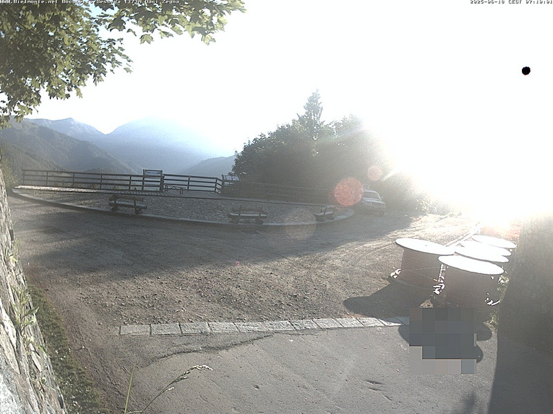 time-lapse frame, Bielmonte Bocchetto Sessera webcam