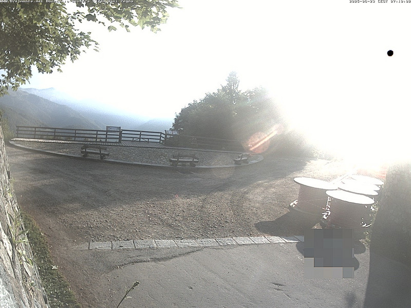 time-lapse frame, Bielmonte Bocchetto Sessera webcam