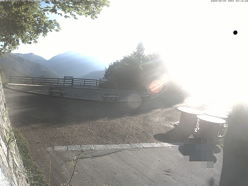 time-lapse frame, Bielmonte Bocchetto Sessera webcam