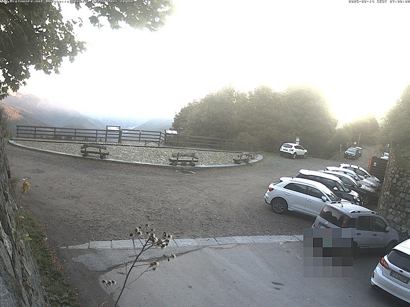 time-lapse frame, Bielmonte Bocchetto Sessera webcam