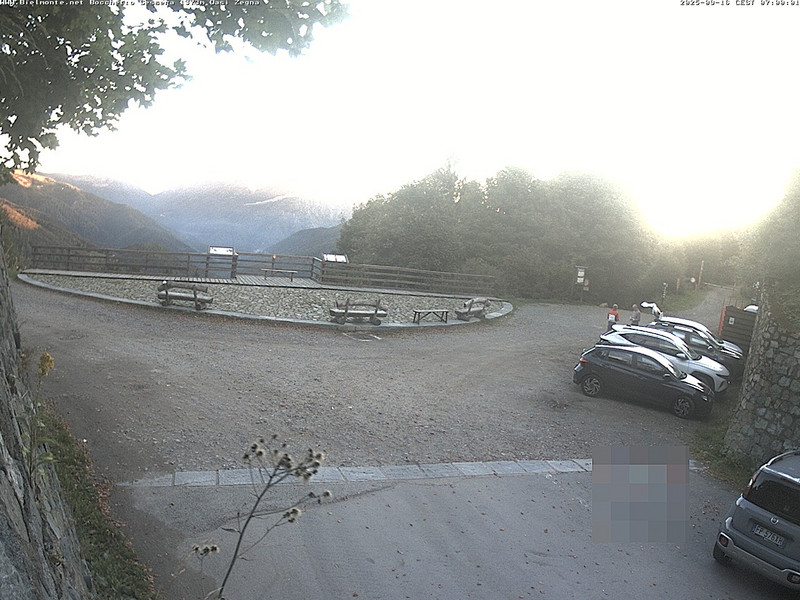 time-lapse frame, Bielmonte Bocchetto Sessera webcam