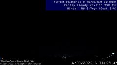 view from Stuarts Draft, VA on 2025-06-30