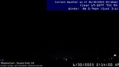 view from Stuarts Draft, VA on 2025-06-30