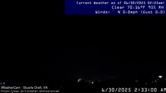 view from Stuarts Draft, VA on 2025-06-30