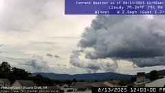 view from Stuarts Draft, VA on 2025-08-13