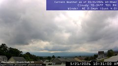 view from Stuarts Draft, VA on 2026-05-21