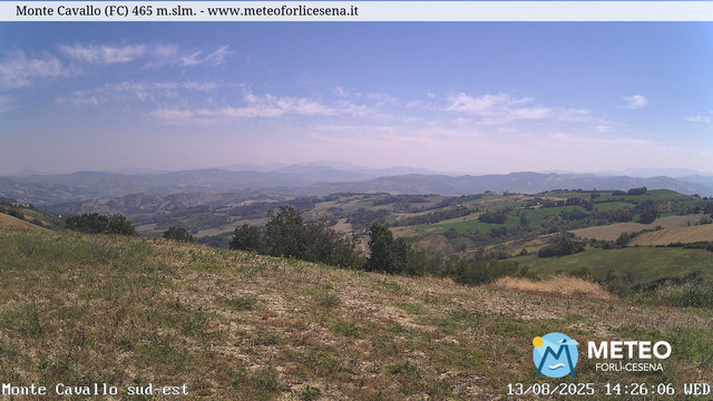 time-lapse frame, Monte Cavallo Sud-Est webcam