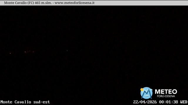 time-lapse frame, Monte Cavallo Sud-Est webcam