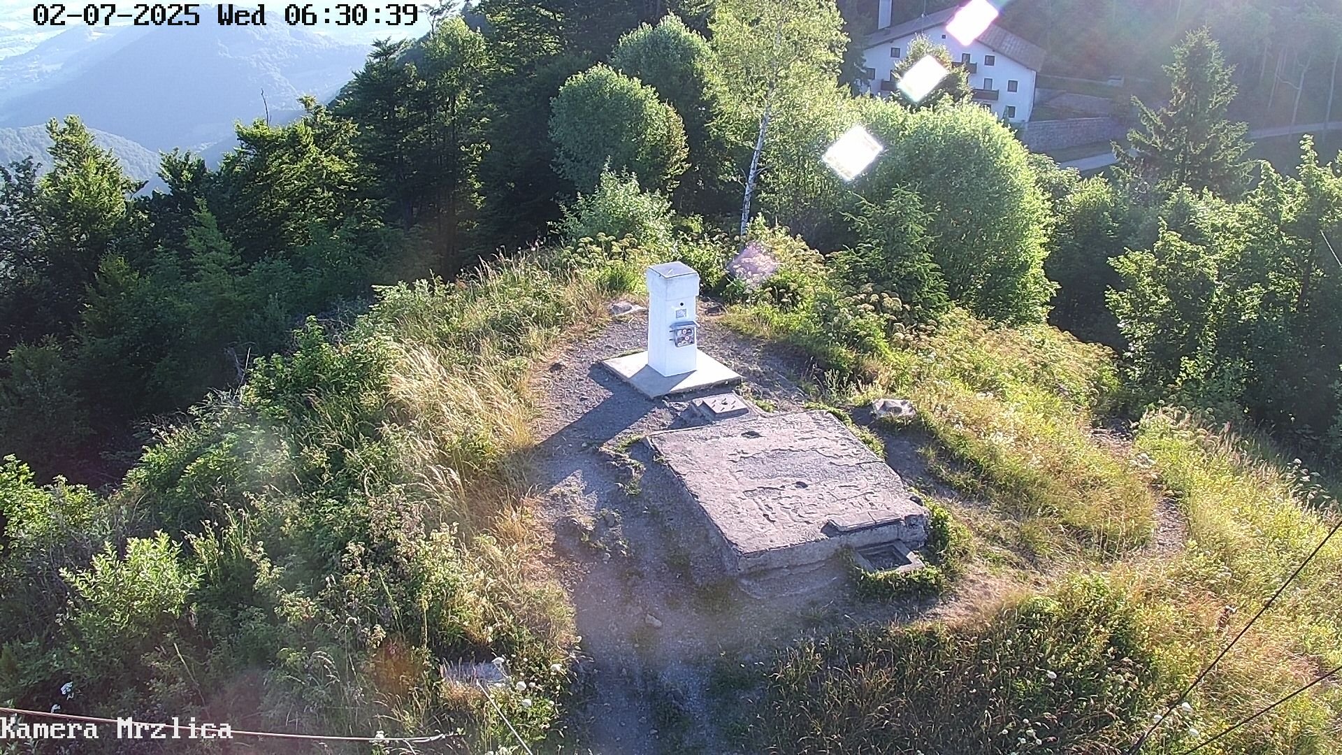 time-lapse frame, Mrzlica - stolp webcam