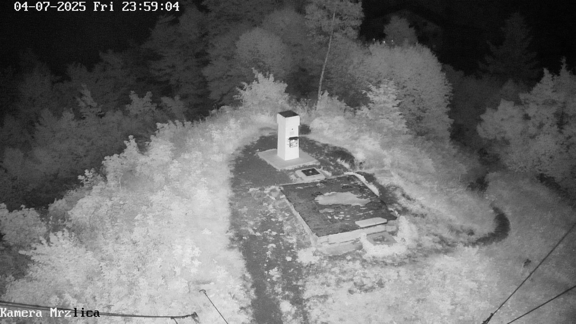 time-lapse frame, Mrzlica - stolp webcam