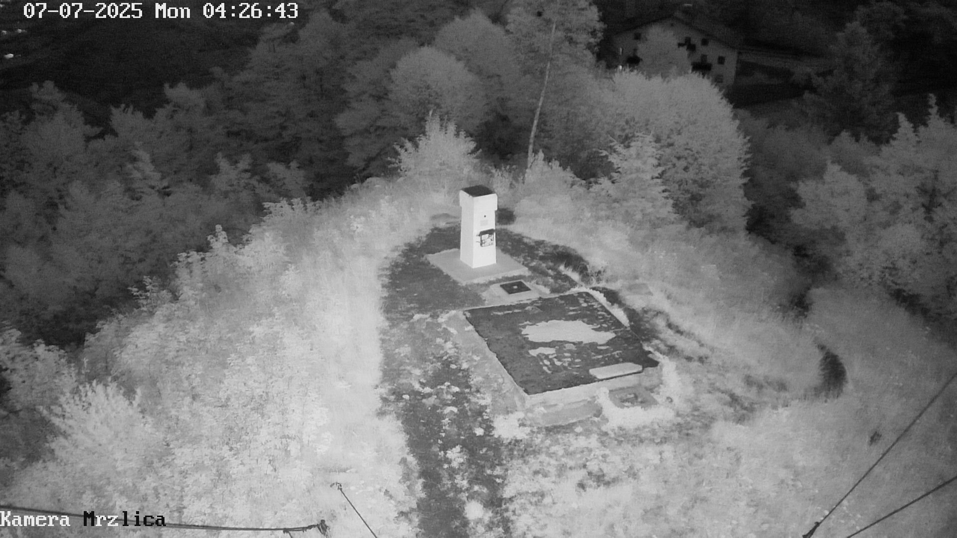 time-lapse frame, Mrzlica - stolp webcam