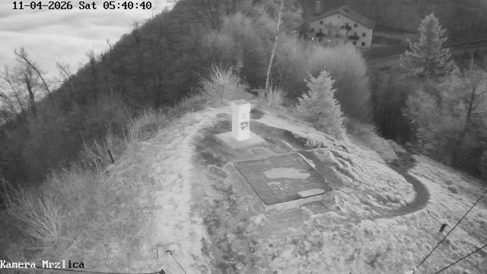 time-lapse frame, Mrzlica - stolp webcam