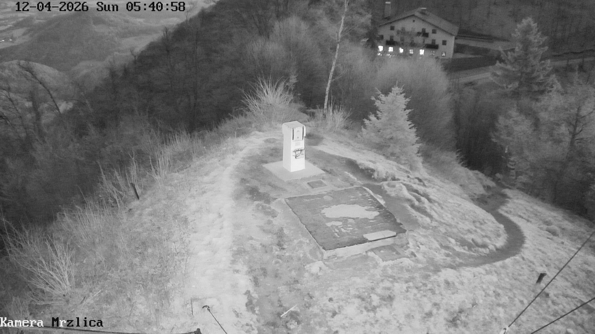 time-lapse frame, Mrzlica - stolp webcam