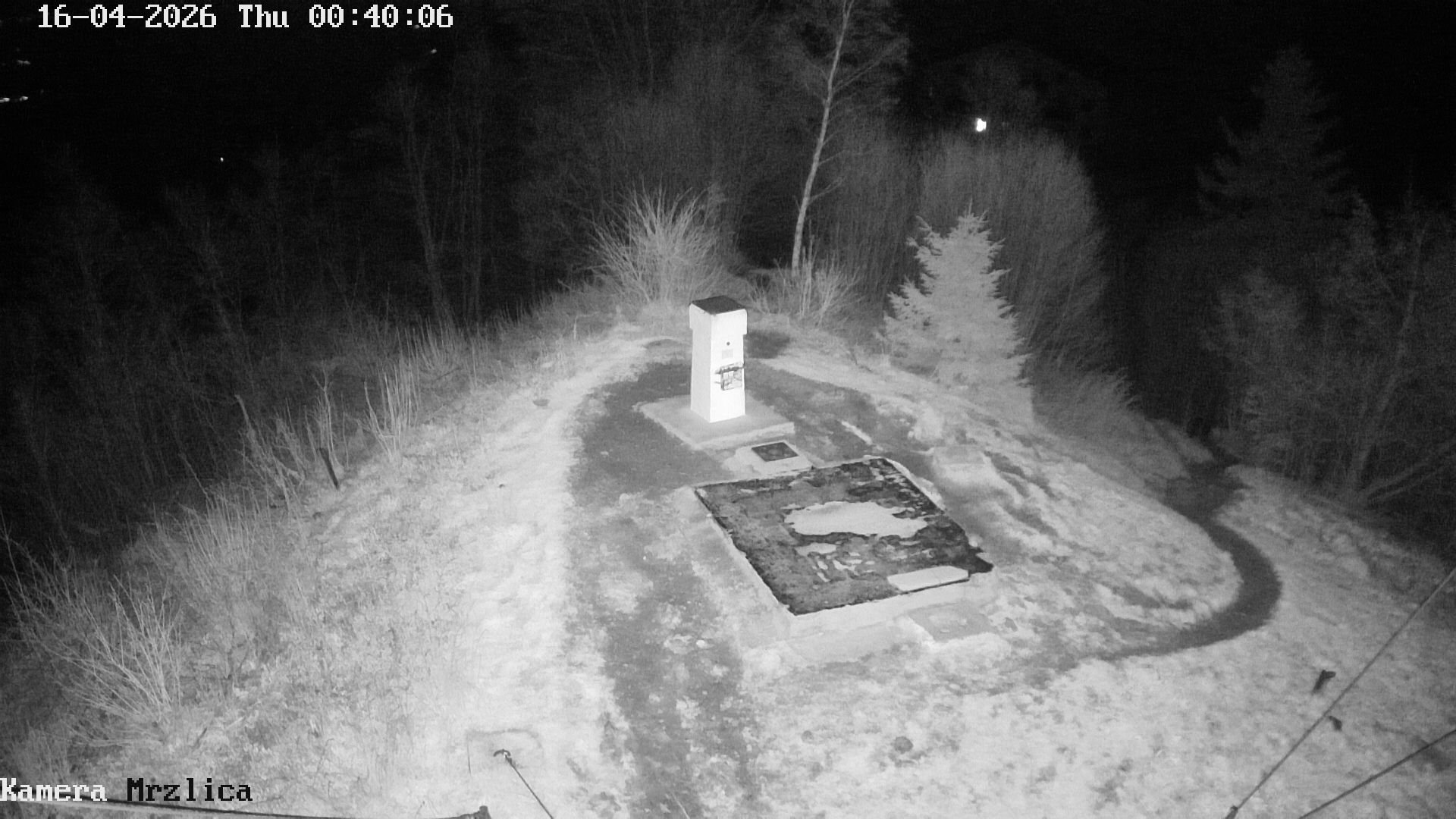 time-lapse frame, Mrzlica - stolp webcam