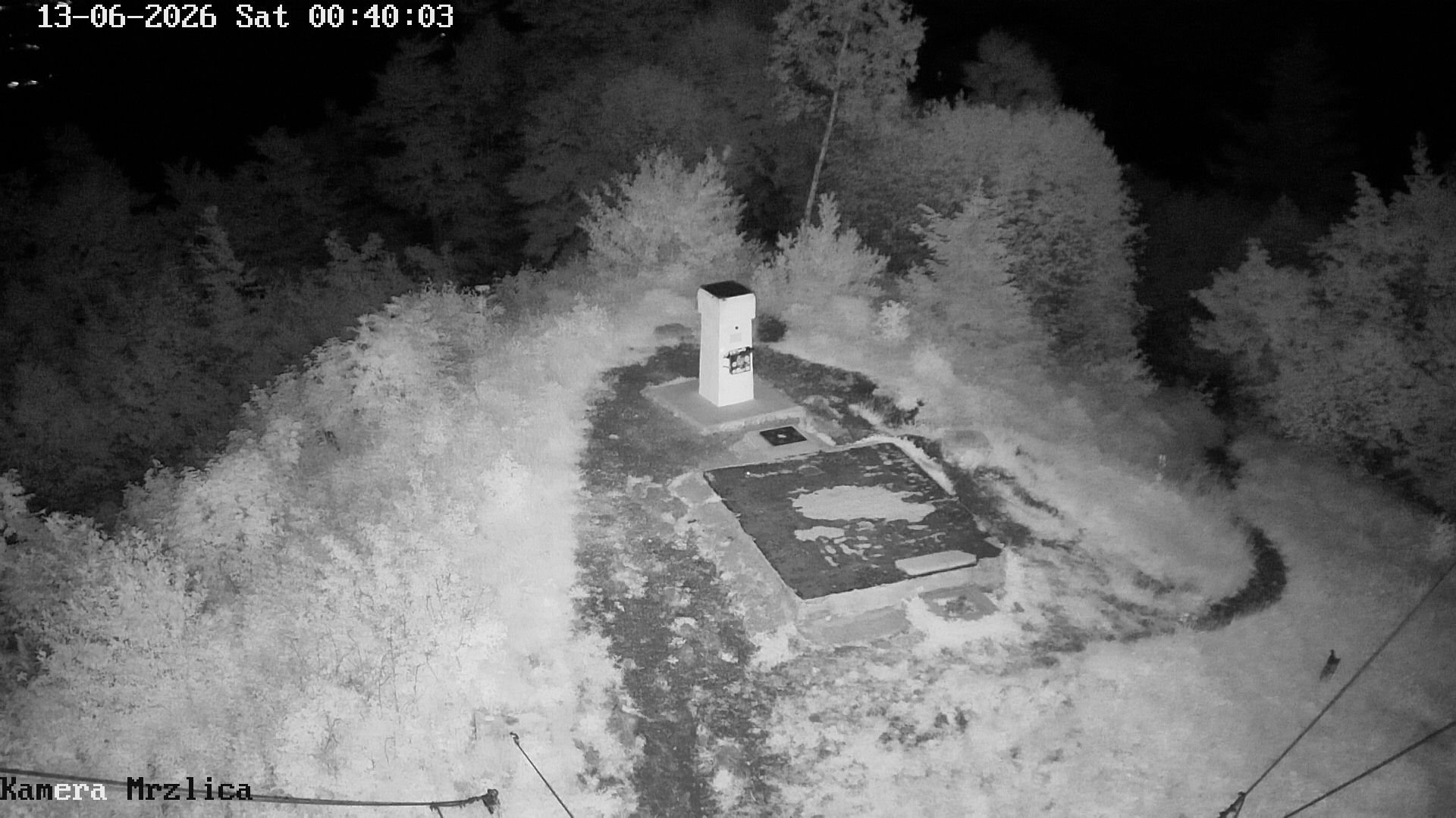 time-lapse frame, Mrzlica - stolp webcam