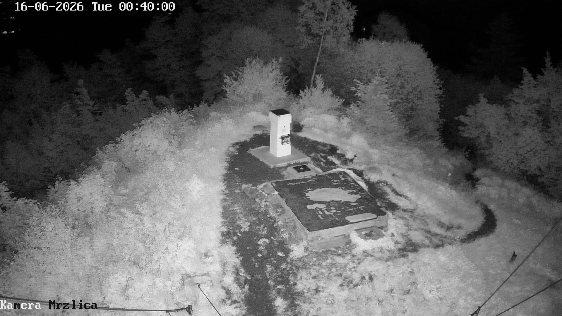 time-lapse frame, Mrzlica - stolp webcam