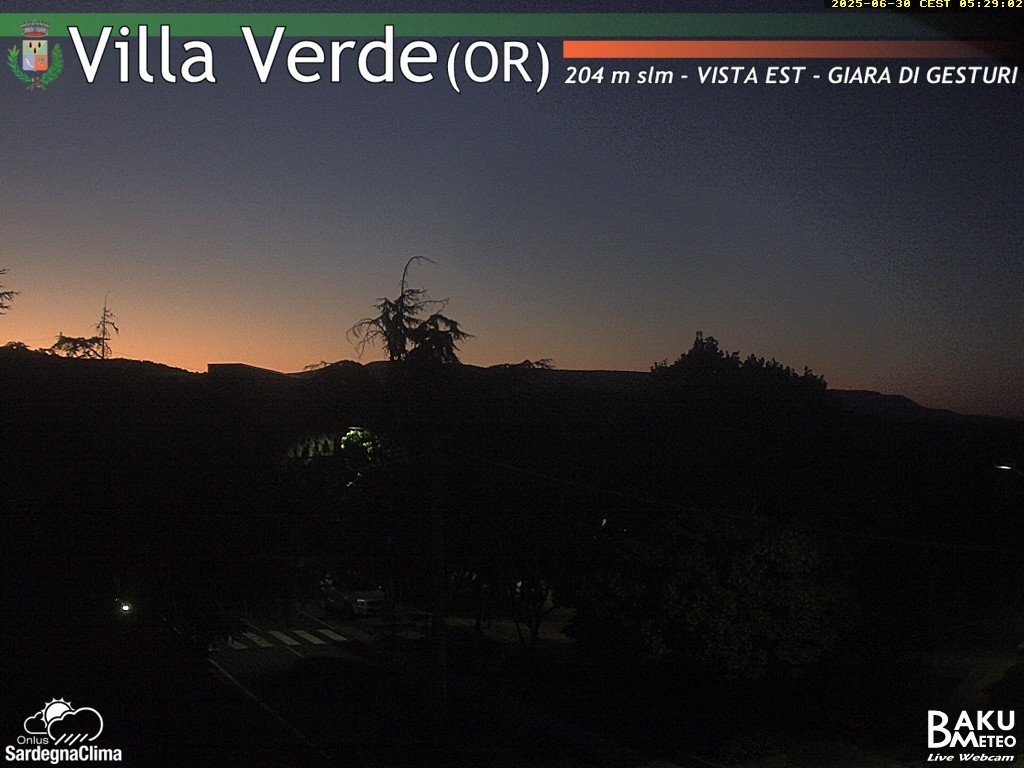 time-lapse frame, Baini Est webcam