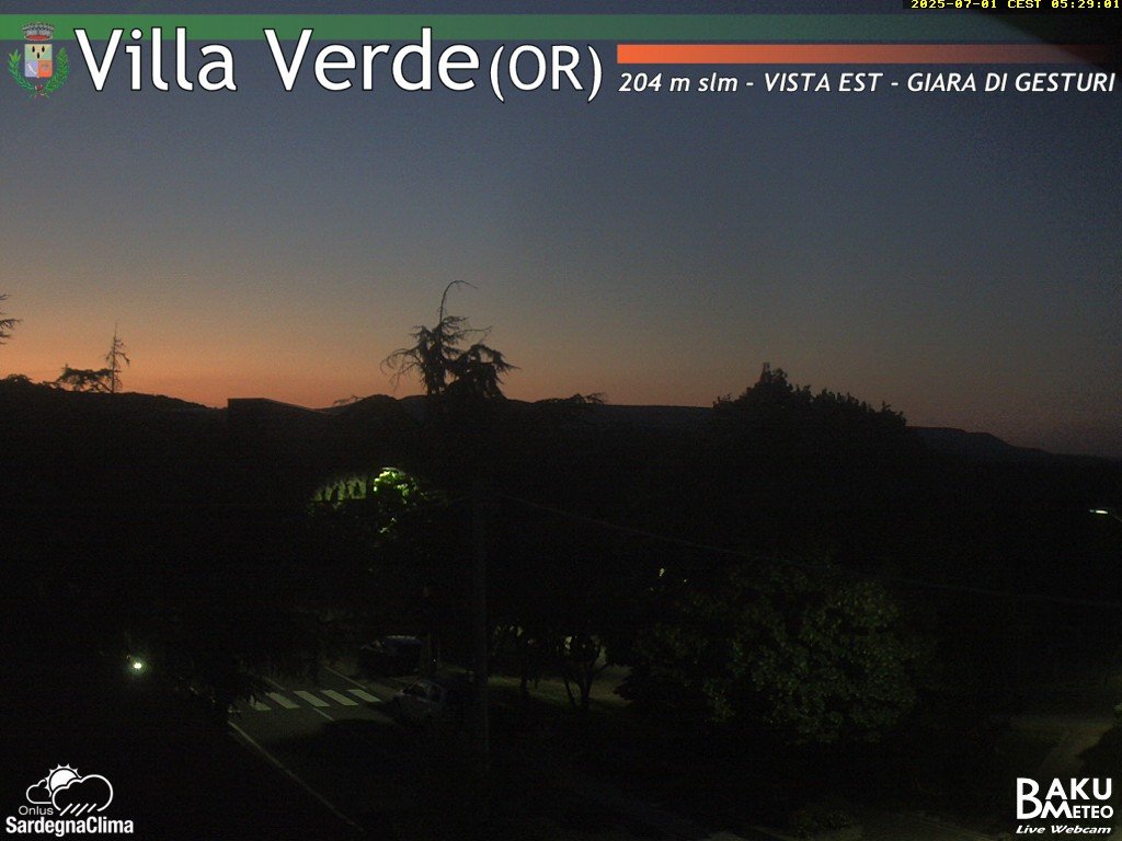 time-lapse frame, Baini Est webcam