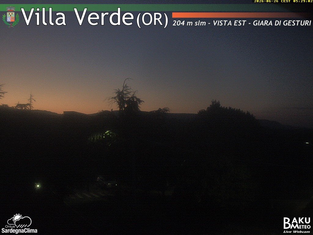 time-lapse frame, Baini Est webcam