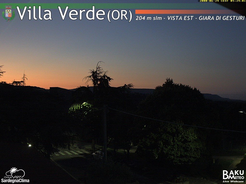 time-lapse frame, Baini Est webcam