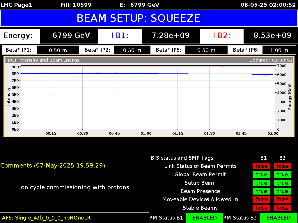 time-lapse frame, LHC Page 1 webcam