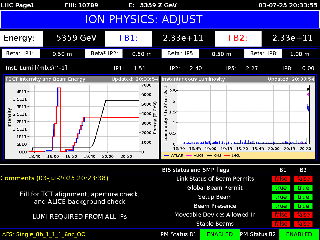 time-lapse frame, LHC Page 1 webcam