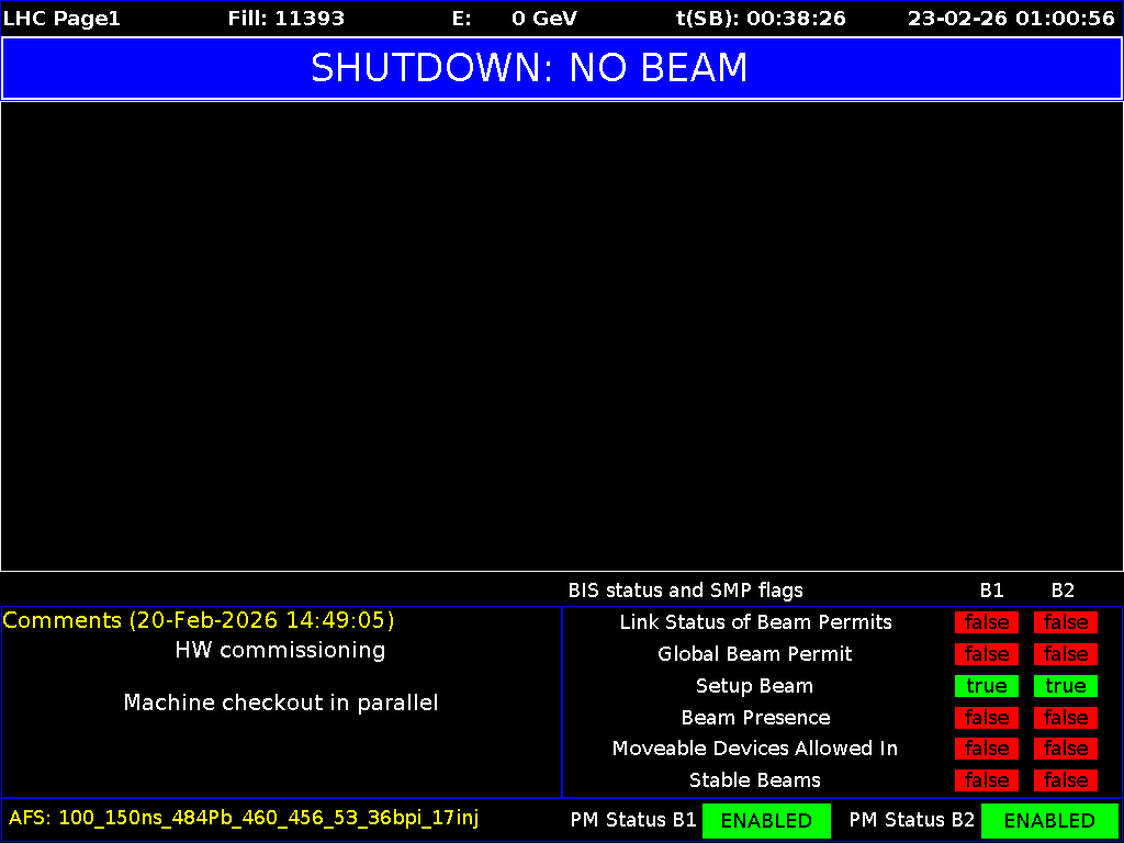 time-lapse frame, LHC Page 1 webcam