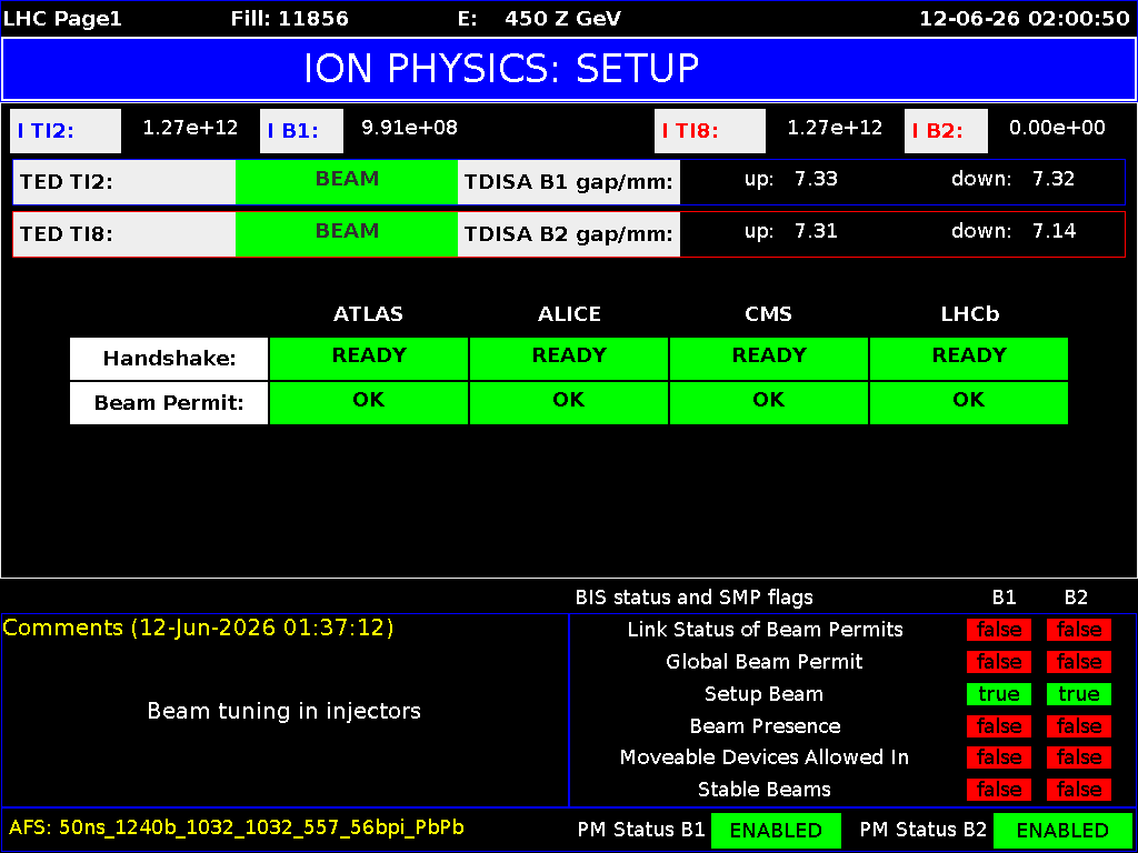 time-lapse frame, LHC Page 1 webcam
