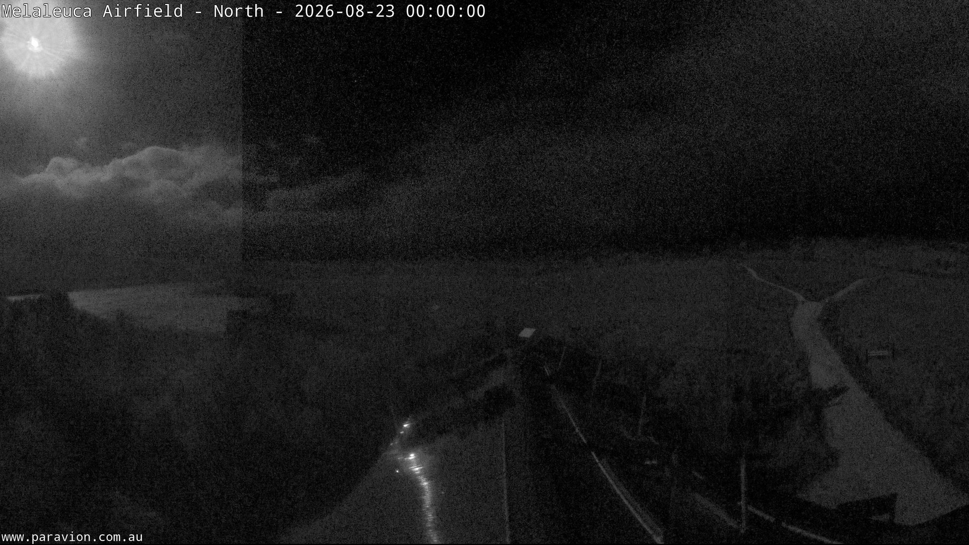 time-lapse frame, Melaleuca Airfield - North webcam