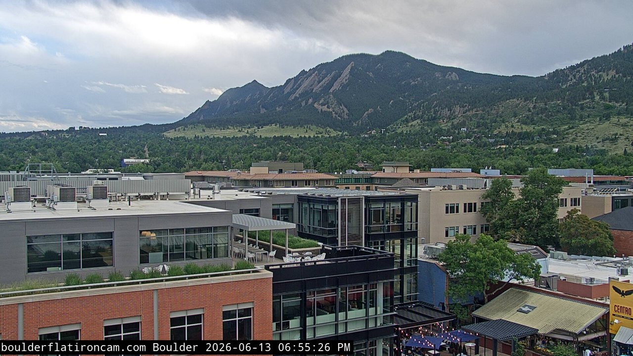 time-lapse frame, Boulder daily time-lapse webcam