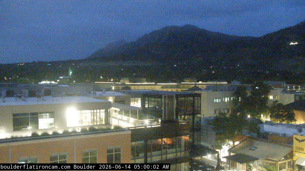 time-lapse frame, Boulder daily time-lapse webcam