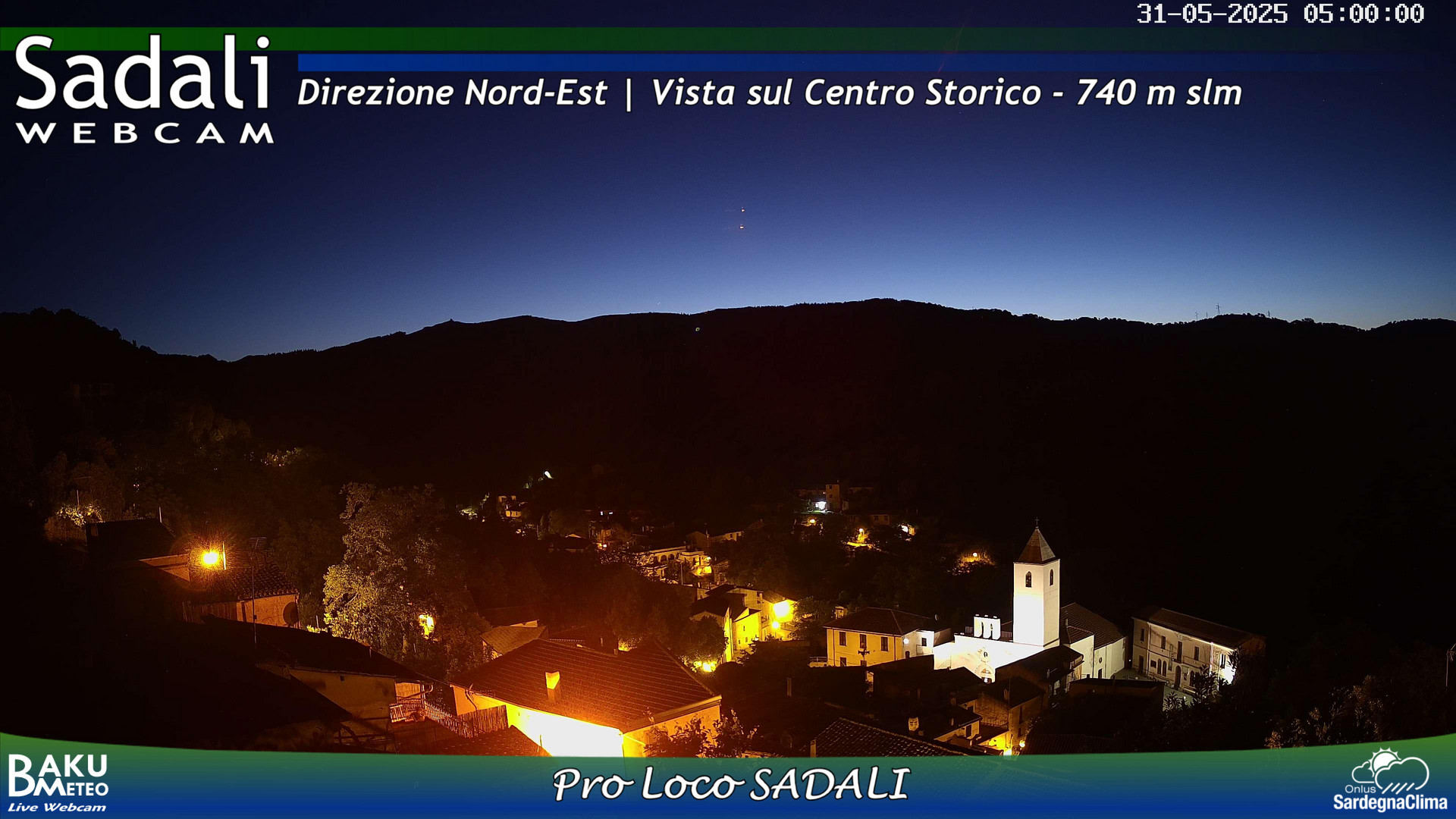time-lapse frame, Sadali webcam