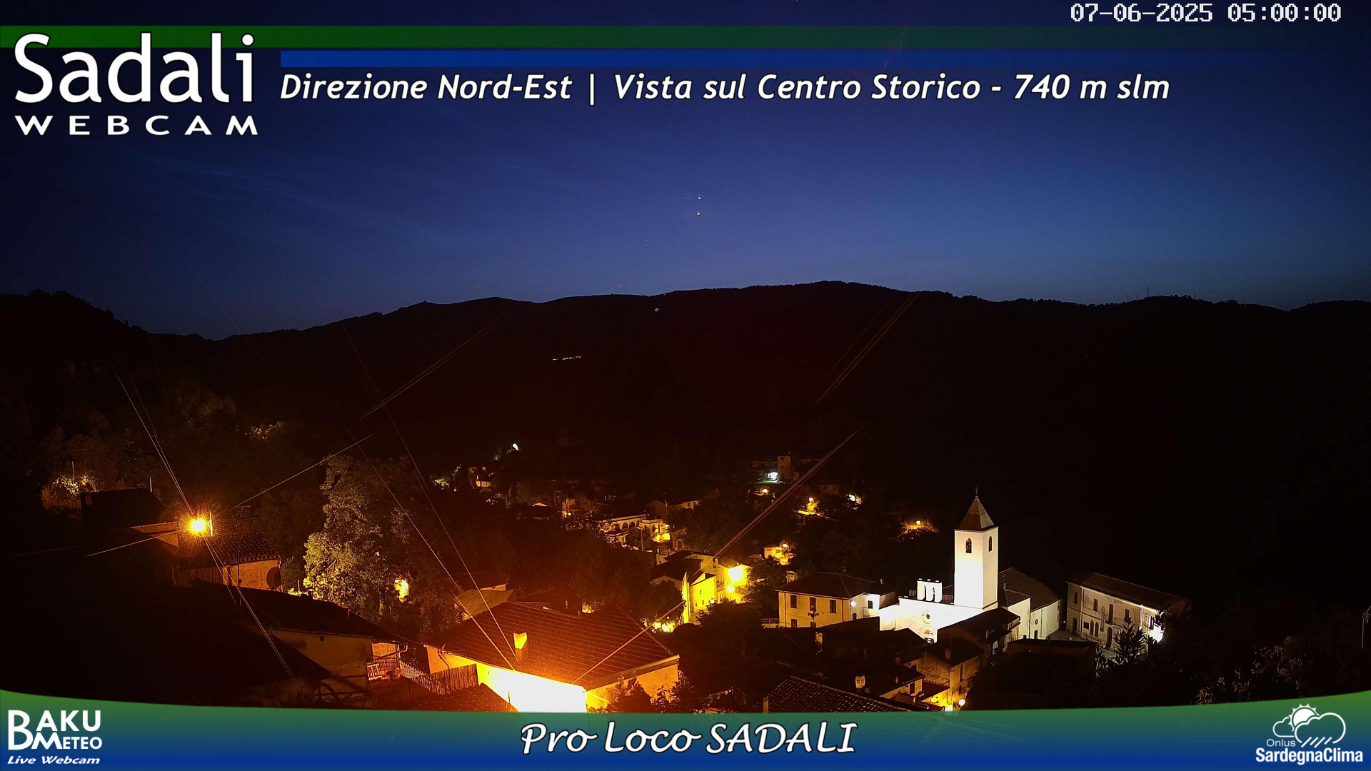 time-lapse frame, Sadali webcam