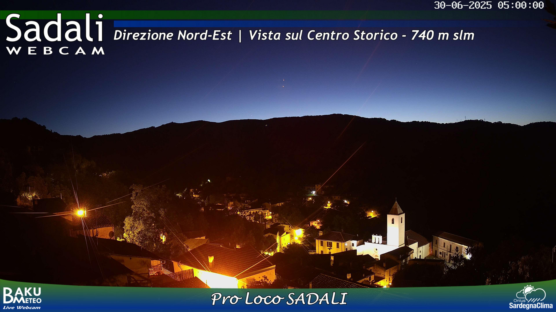 time-lapse frame, Sadali webcam