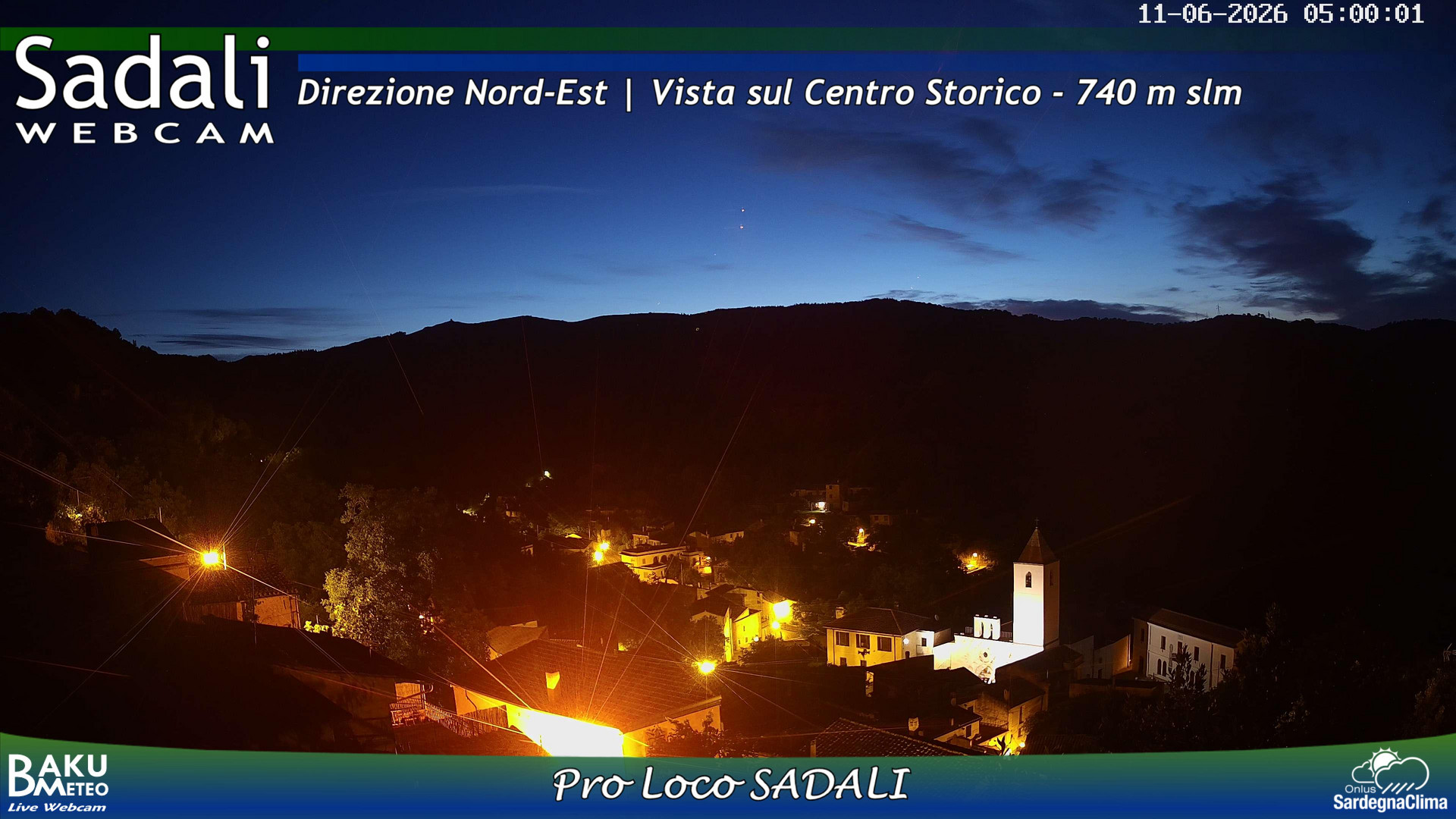time-lapse frame, Sadali webcam