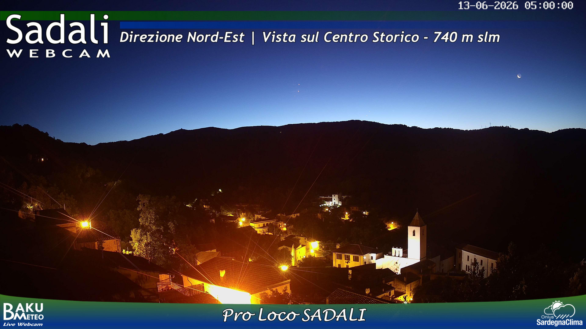 time-lapse frame, Sadali webcam