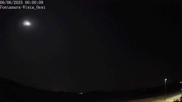 time-lapse frame, Fontanars webcam
