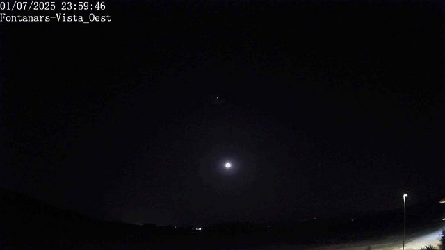 time-lapse frame, Fontanars webcam